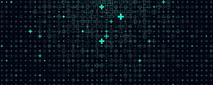 First Aid Medical Background Pattern Texture, Scattered Teal Cross Plus Symbols On Dark Tech BG With Subtle Glow, Backdrop For Emergency, Hospital Apps, Presentations. Illustration, HD wallpaper
