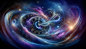 Cosmic Clockwork | Space-Time Vortex, Time, space, clock, clockwork, HD wallpaper