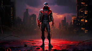 Spider-Man Across the Spider-Verse - Miles Morales, Miles Morales, movie, Spider-Man: Across the Spider-Verse, HD wallpaper