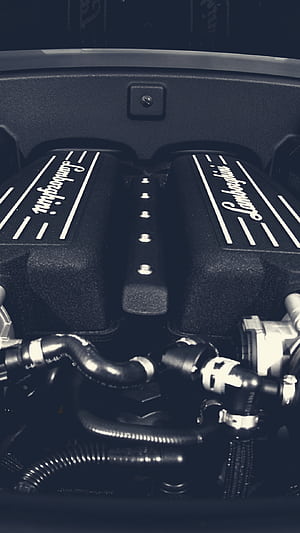 Lamborghini Engine, HD phone wallpaper
