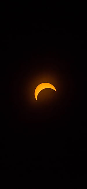 Partial, Solar Eclipse, HD phone wallpaper