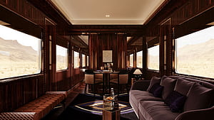 The Orient Express is unveiling its new presidential suite at this immersive design fair, HD wallpaper