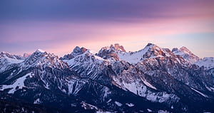 A mountain range with snow covered mountains in the background, Mountain Ranges, HD wallpaper