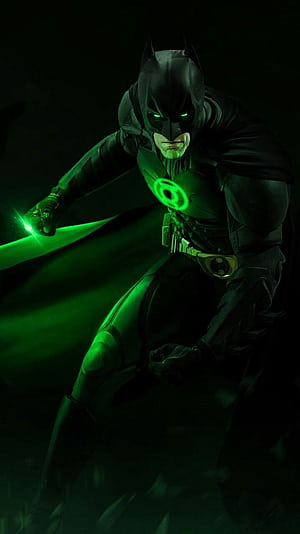Batman x Green Lantern #artwork #dccomics, HD phone wallpaper