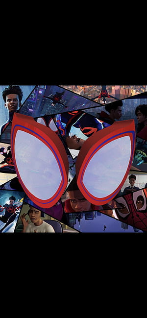 Spider Verse Miles Lock Screen For Whoever Wants One, Miles Morales Collage, HD phone wallpaper
