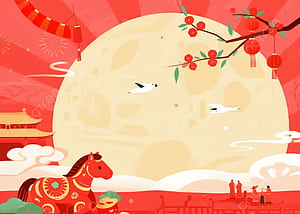 Happy Chinese New Year 2026 Yellow Background, Year Of The Horse, Spring Festival, New Year Taste Background And for, HD wallpaper