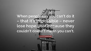 David Copperfield Quote: “When people say you can't do it, HD wallpaper