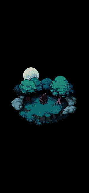 Forest Oled, HD phone wallpaper