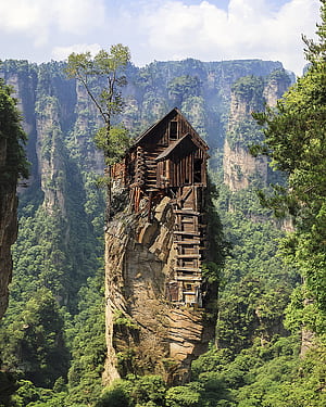 mountain mountain trees adventure, HD phone wallpaper