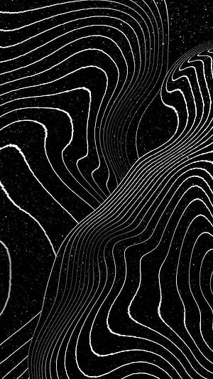 3D abstract wave pattern background, HD phone wallpaper