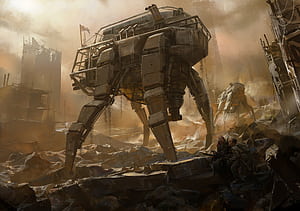 Sci Fi, post apocalyptic, HD wallpaper