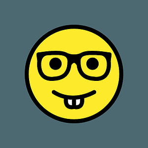Nerd Emoji, HD phone wallpaper