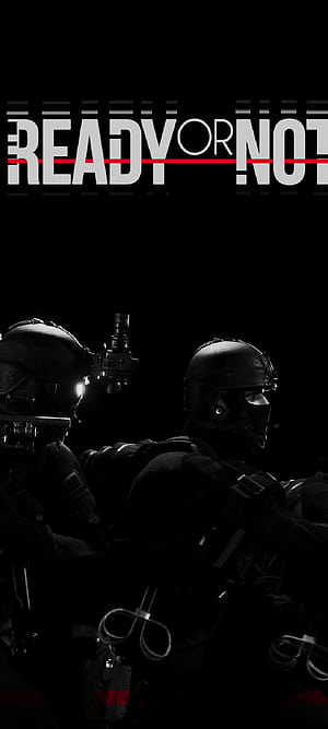 Ready or Not , Video Game, , Black background, 1080X2400 Gaming, HD phone wallpaper