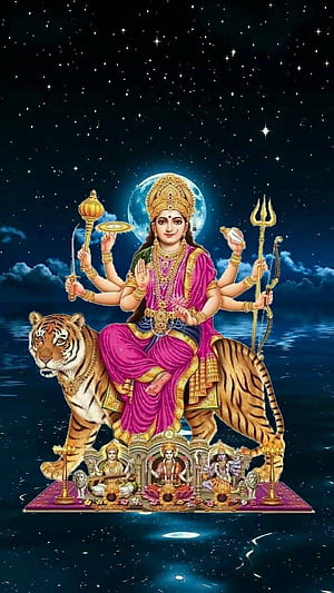 Durga Devi, HD phone wallpaper
