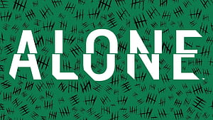 Alone Text, HD wallpaper