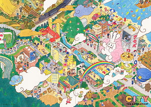 CITY THE ANIMATION new key visual, HD wallpaper