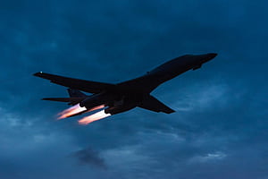 B 1B Lancer Long Range Strategic Bomber. Thai Military And Asian Region, B-1 Lancer, HD wallpaper
