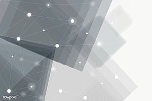 Gray network patterned background layer, Grey Technology, HD wallpaper