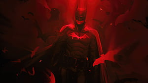 The Batman Red Knight , Superheroes , , , Background, and, Batman In Red, HD wallpaper