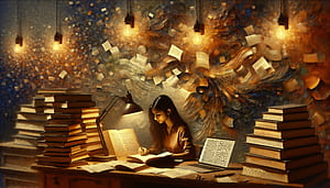Enchanted Study Session, Student Study, HD wallpaper