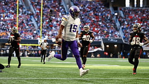 Deebo Samuel says 'crazy' Vikings win over Falcons 'says a lot' about quarterback Joshua Dobbs. DAZN News US, HD wallpaper