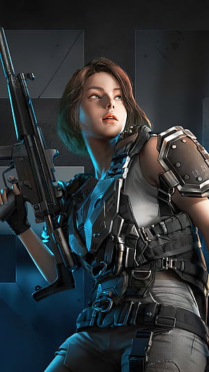 Girl Game Character, HD phone wallpaper