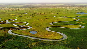 Delt & Mekong Delta, Okavango Delta, HD wallpaper