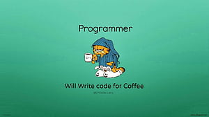 Coding Background, Cartoon Coding, HD wallpaper