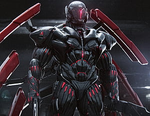 Sci Fi, warrior, HD wallpaper