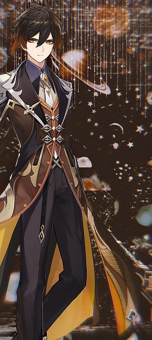 Sangonomiya Kokomi , Purple aesthetic, Genshin Impact, HD phone wallpaper