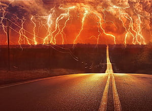 Thunder for Android ., Red Thunder, HD wallpaper