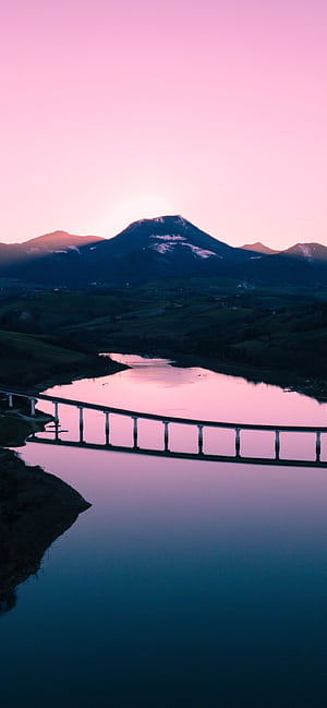 Reflection. Depth Effect, HD phone wallpaper