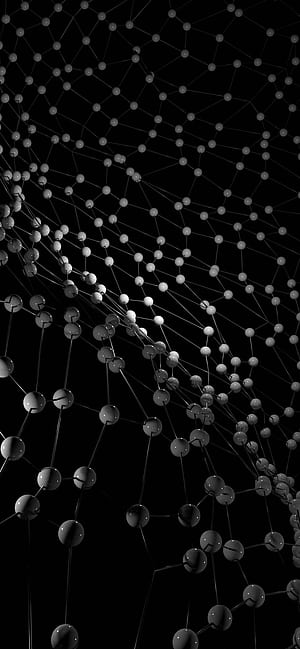 Structure iPhone Amoled, Black Networking, HD phone wallpaper