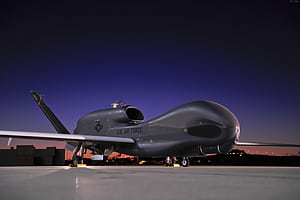 Surveillance UAV , Background, HD wallpaper