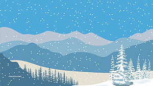 Winter Simple, HD wallpaper