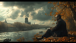 What did Sartre say about dom, Jean Paul Sartre, HD wallpaper