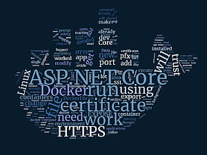How to run ASP.NET Core 3.1 over HTTPS in Docker using Linux Containers, HD wallpaper