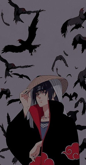 Uchiha Itachi, anime, cool, weeb, phone, Itachi Shadow, HD phone wallpaper