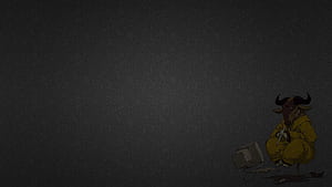 GNU Linux Dark :, HD wallpaper