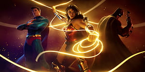 DC Trinity, HD wallpaper