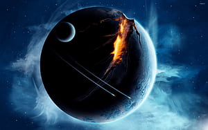 Earth Exploding, HD wallpaper