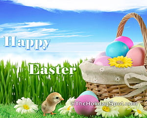 Cute Spring And Easter, HD wallpaper