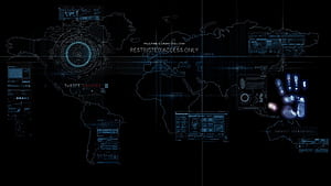 Digital Map, HD wallpaper