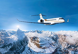 Business Jets That Make Wellness Soar, Bombardier Global 8000, HD wallpaper