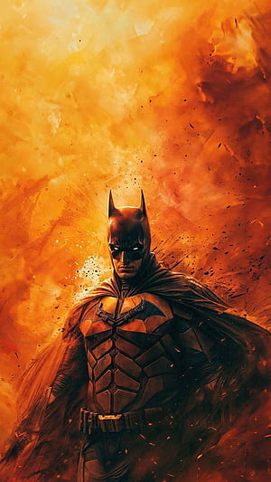 Batman. Batman comic art, Batman , Batman, Batman Orange, HD phone wallpaper