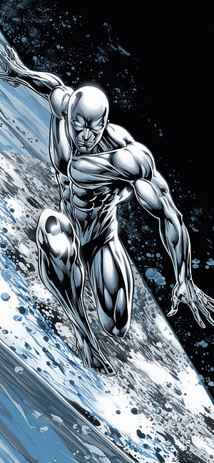 Marvel Silver Surfer in Space, Space Comic, HD phone wallpaper