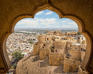 Jaisalmer Fort in Rajasthan, India, HD wallpaper
