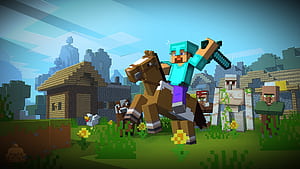 Crepi on X: Do you remember your first raid? How did it go? ⚔️ #Minecraft #Art #Artist #Render #minecraftart / X, HD wallpaper