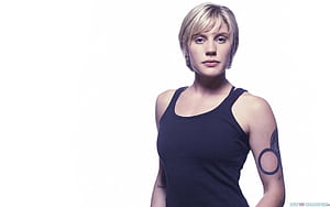 Katee Sackhoff Computer, HD wallpaper