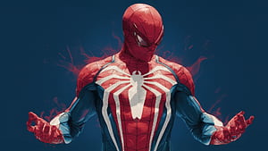 Spiderman Hero Unleashed, spiderman, superheroes, artwork, art, digital-art, ai, HD wallpaper